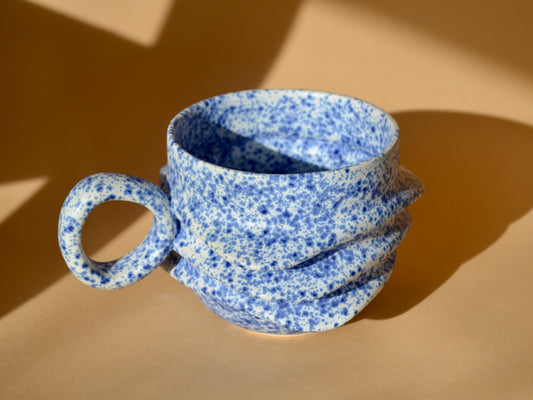 Blue Speckle Mug 3