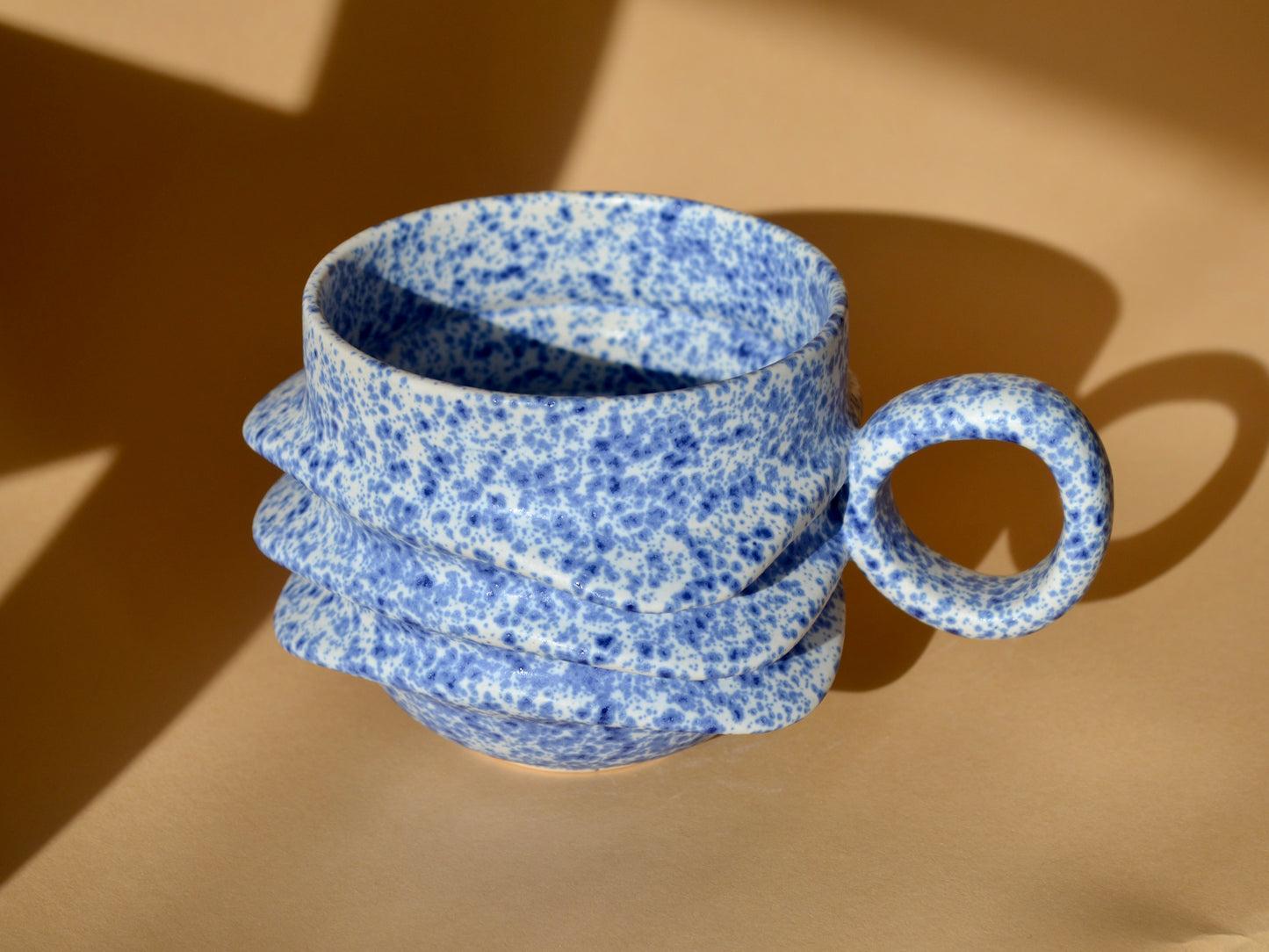 Blue Speckle Mug 3