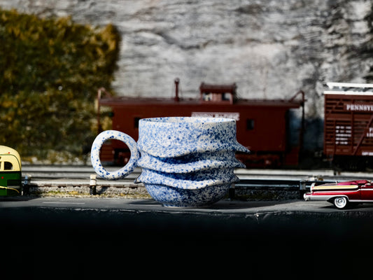 Blue Speckle Mug 3
