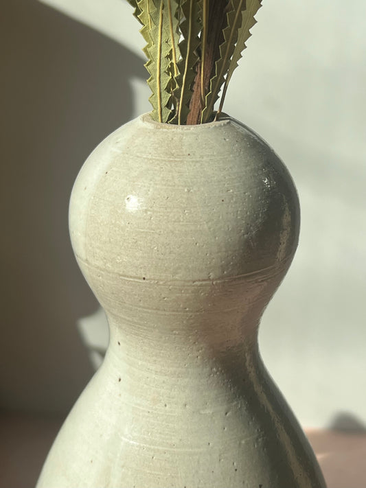Curvy White Vase